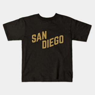 San Diego City Typography Kids T-Shirt